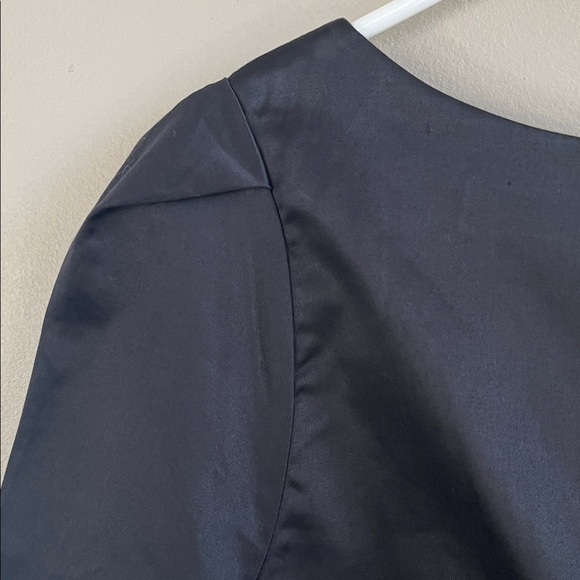 French Connection black scoop neck mini dress size 8 - Picture 9 of 15